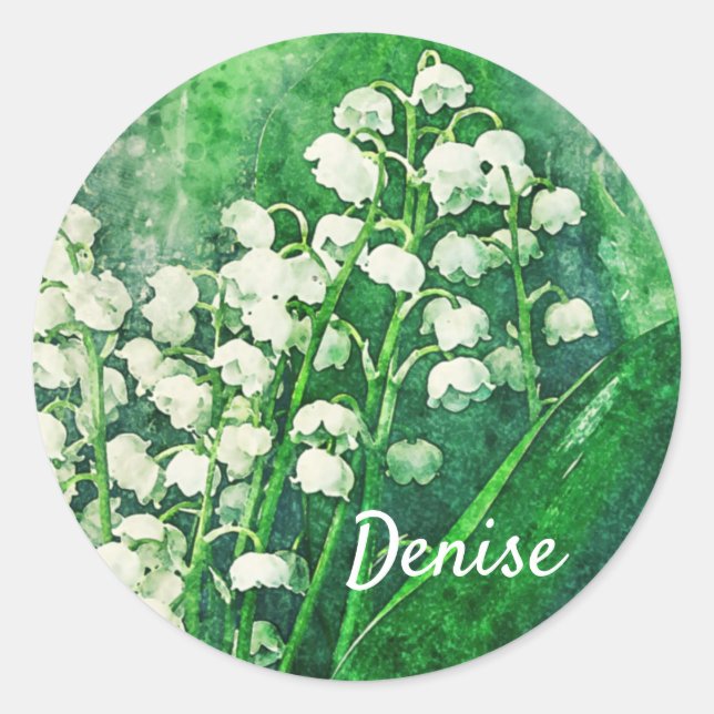 Adesivo Lily dos Stickers Personalizados do Vale (Frente)