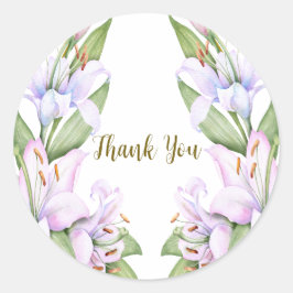 Adesivo Lily Flowers de Ouro Rosa de Festa Frente Bonita