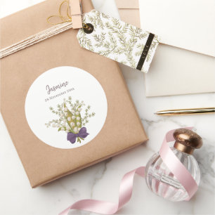 Adesivo Lily Of The Valley Buquê with Purple Arco