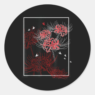 Adesivo Lily Red Spider Com Aninho Japonês Butterfly