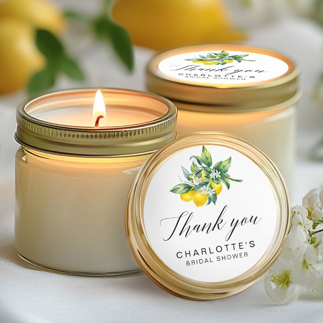 Adesivo Limão Chá de panela de Citros (Criador carregado)