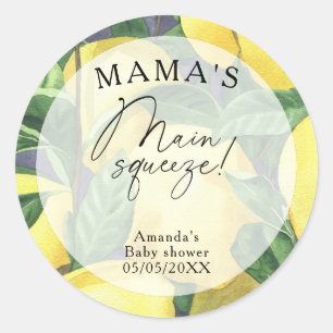 Adesivo Limão Cítrico - Chuvinha de bebê da mamãe espremed