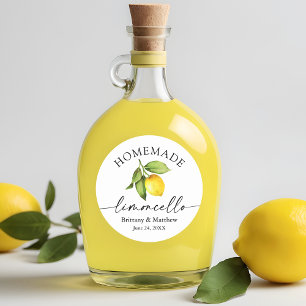 Adesivo Limão de Aquarela de Limoncello