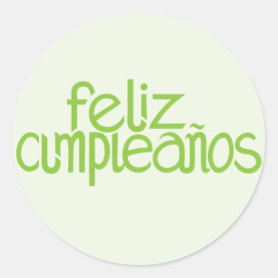 Adesivo limão Feliz Cumpleaños