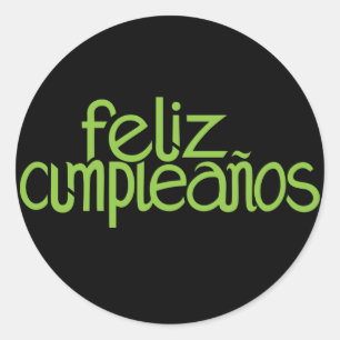 Adesivo limão Feliz Cumpleaños