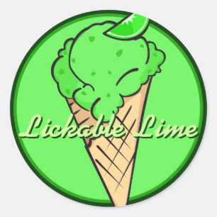 Adesivo Limão Icecream Sticker
