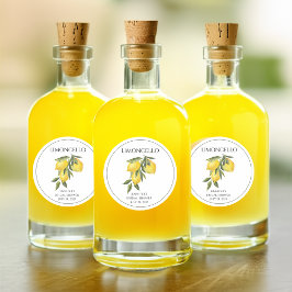 Adesivo Limão Limoncello Obrigada Favor de Chuveiro de Noi
