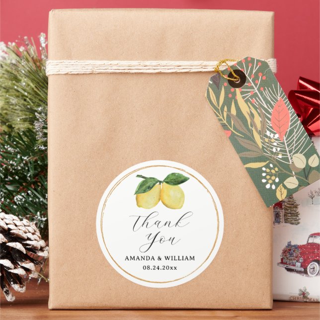 Adesivo Limão Obrigado (Feriado)