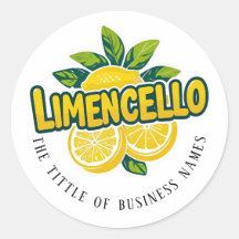 Limencello | Moderno Texto Preto e Branco