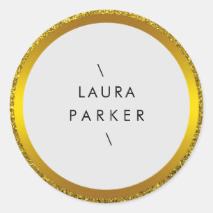 Adesivo Limite Mínimo de Anéis de Largura do Círculo Doura