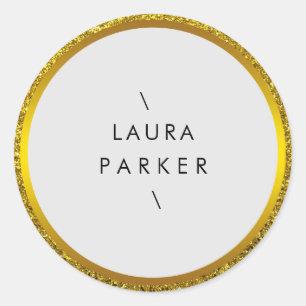 Adesivo Limite Mínimo de Anéis de Largura do Círculo Doura