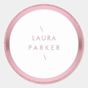 Adesivo Limite Mínimo dos Anéis da Glitter do Círculo Dour