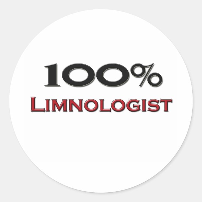 Adesivo Limnologista De 100% (Frente)