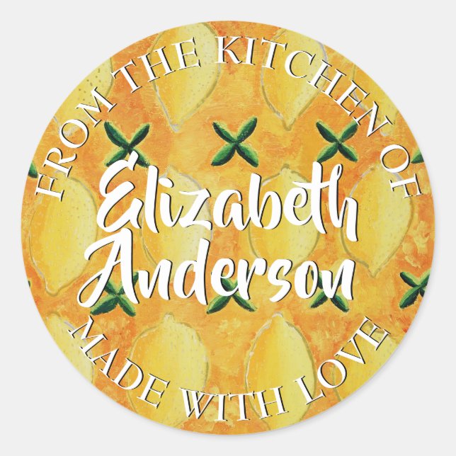 Adesivo Limões da cozinha de (Frente)