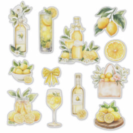 Adesivo Limões E Limoncello Aperto Principal Chuveiro De N