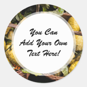 Adesivo Limões italianos elegantes da costa de Amalfi da