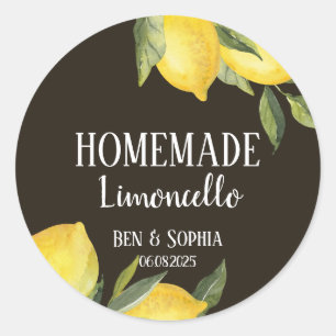 Adesivo Limões Rústicos Modernos Limoncello Caseiro 
