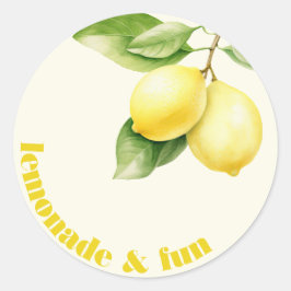 Adesivo Limonada e divertida, Apostador de Aniversário