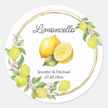 limoncello aquarela limão casamento verão