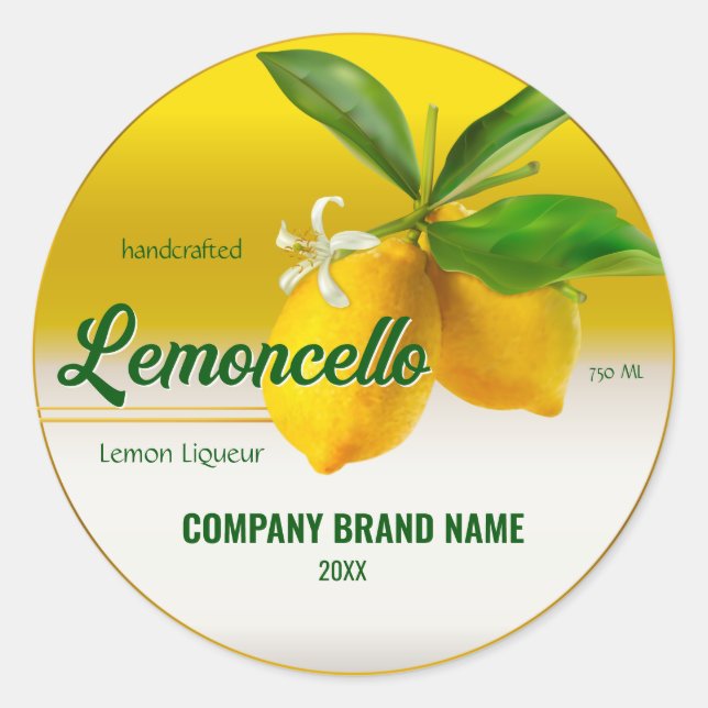 Adesivo Limoncello Fruta (Frente)