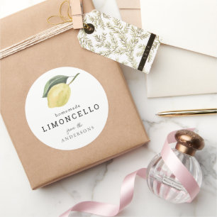 Adesivo Limoncello Lemon Floral White
