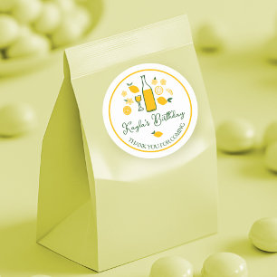 Adesivo Limoncello Limonada Limão Aniversário Personalizad