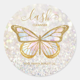 Adesivo Limpador de Lash da Borboleta Elegante