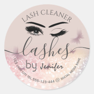 Adesivo Limpador de lash de piscar os olhos com lash com b