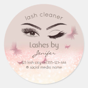 Adesivo Limpador de lash de piscar os olhos com lash de gl