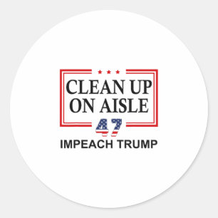 Adesivo Limpar na Prateleira 47 Impeach Trump 86 47 Anti T