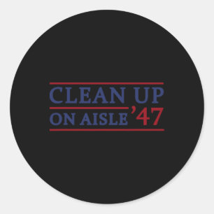 Adesivo Limpar na Prateleira 47 Impeachment 47 Anti Trump