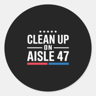 Adesivo Limpe a Prateleira 47 Impeachment 47 Anti Trump Pr