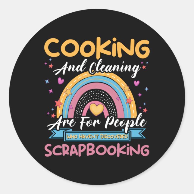 Adesivo Limpeza De cozinhar Não Descobriu O Scrapbooking S (Frente)