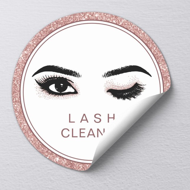 Adesivo Limpeza de Lash de Extensões Eyelash com Glitter D (Criador carregado)