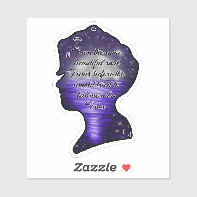 Adesivo Linda Alma (Folha)