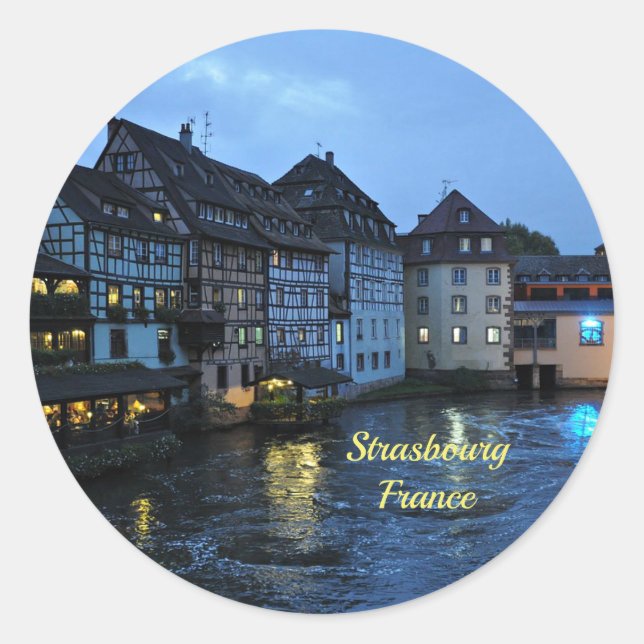 Adesivo Linda Estrasburgo, França (Frente)