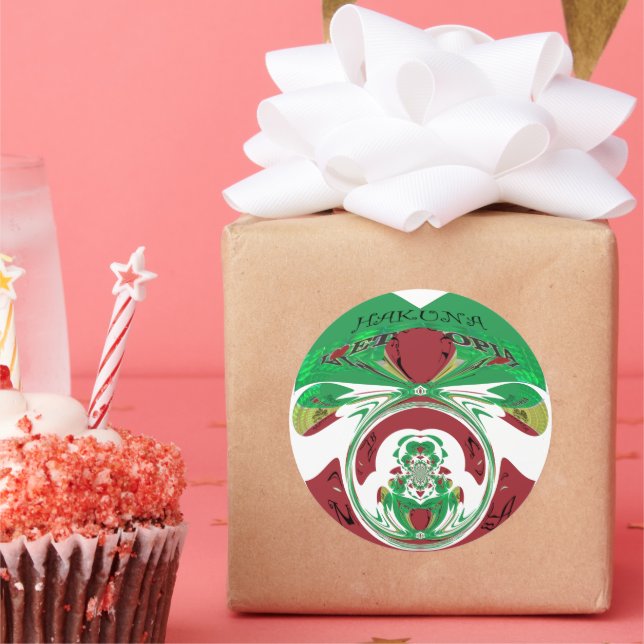 Adesivo Linda Etiópia Adorável Hakuna Matata Eu Amo Hea (Festa)