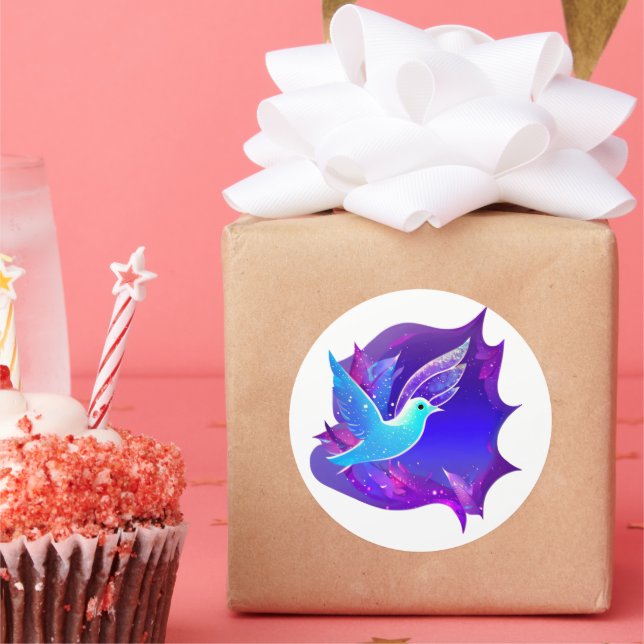 Adesivo Linda Grafia da Porta Azul (Festa)