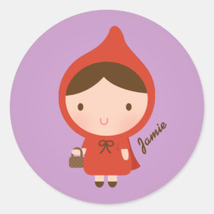 Adesivo Linda história da Capuzinho Vermelho para meninas