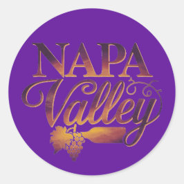 Adesivo Linda Napa Valley Wine and Grass