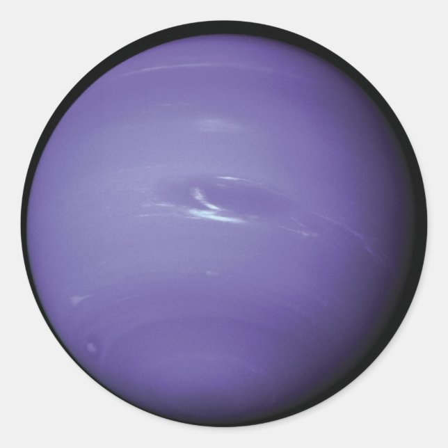 Adesivo Linda Netuno azul, vista do espaço, NASA (Frente)