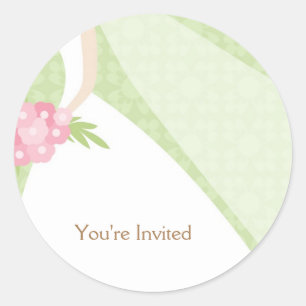 Adesivo Linda noiva - Selos de envelopes