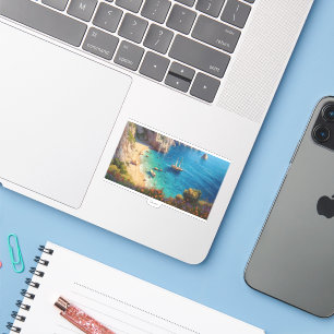 Adesivo Linda praia na Grécia