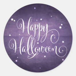 Adesivo Linda Vintage Stars Purple Halloween
