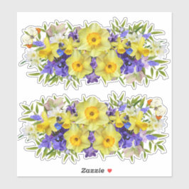 Adesivo Lindas Flores de primavera, Vinil de Corte Persona