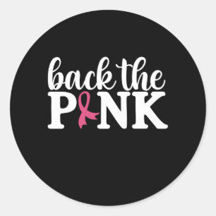 Adesivo Lindo Apoie o Rosa Mês de Conscientização do Cânce