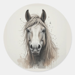 Adesivo Lindo Cavalo Islandês Arte Animal