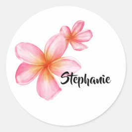 Adesivo Lindo Design Floral Rosa Kath Golap