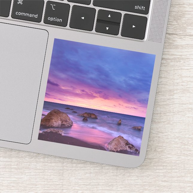 Adesivo Lindo Fotografia Costeira Sunset (Detalhe)