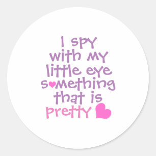 Adesivo Lindo *I Spy* Rosa